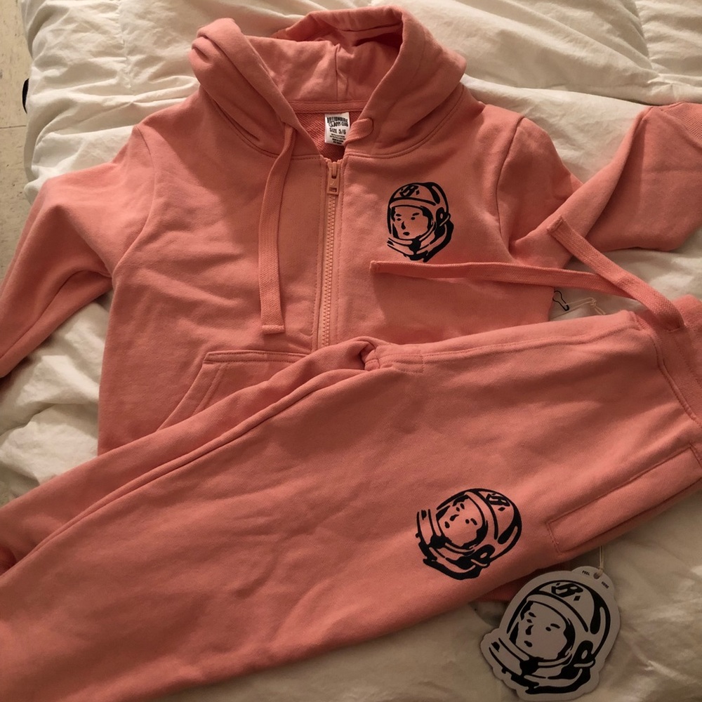 Billionaire Boys Club sweatsuit sz 5/6 Peach color